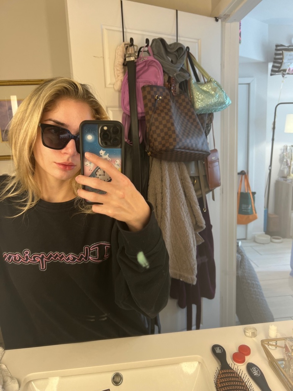 H&M Black Oversized Square Sunglasses - Picture 10 of 11